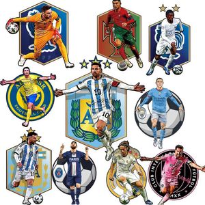 3D Puzzles Football Player Wooden Puzzle A3A4 Size Wooden Jigsaw Puzzle Sports Star Wood Figure Statue Puzzles 240419