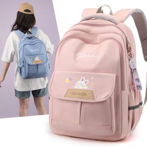 Backpacks Japanese Women Backpack Cute Print School Bag for Girls Trendy Design Travel Backpacks Large Capacity Waterproof Bookbags