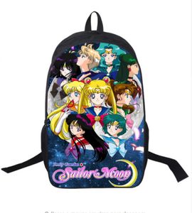 Anime Mochila Sailor Moon Fashion Backpack Children School Bags Boys Girls For Teenage Bagpack School Women Men Leisure bag SB028463033