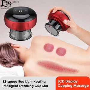 Elektriska massagare EMS Cup Massager Intelligent Vacuum Sug Cup Treatment Can Anti Fat Mass Massager Disel Damping Fat Burning Weight Loss Equipment Y240425