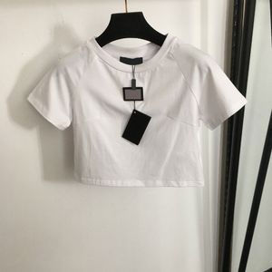 2024 Дизайнеры футболки мод T Рубашки Женщины новые металлические буквы