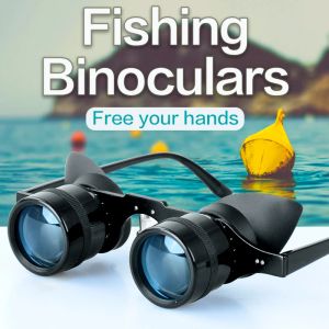 Telescópios Binóculos de pesca portátil Zoom Zoom Baixa Visão noturna Binocular para caçar ferramentas ao ar livre