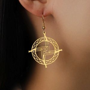 Inne Amaxer Gothic Bridgets Cross Cross Wiselant For Women Fashion Big Circle Ear Accessorie