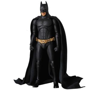 Games Mascot Costumes the Dark Knight Bruce Wayne Mafex 049 Figure Begins Suit Movie Tv 1989 Action Figure Model Toys Joint Movable Book