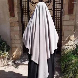 Ethnic Clothing Large Khimar Amira Women Muslim Overhead Prayer Garment Clothes 2024 Ramadan Eid Islamic Scarf Hijab Niqab Nikab Burqa