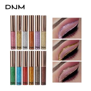 Eyeliner DNM 16 Color Glitter Liquid Eyeliner Pearlescent Sequins Bright Eye Shadow Shiny Long Lasting Waterproof Eyeshadow Makeup