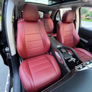 أغطية مقاعد مخصصة لملحقات السيارات لمدة 5 مقاعد مجموعة كاملة عالية الجودة من الجلود الخاصة بـ Mercedes-Benz GLE450
