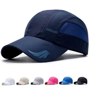 Ball Caps Ricygvm Summer Quick Dry Men Cappello da baseball Cappello da sole Outdoor Protezione da sole Cappelli per lingua anatra Mash Mash Mash Picked Cap