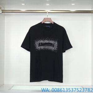 メンズレディースデザイナーTシャツファッション服ドットドットプリントTシャツメンコットンカジュアルティーショートショート送料