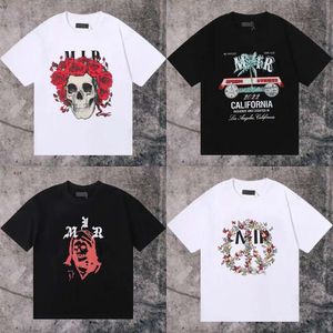 Fashion Mens T Shirts Summer Womens Designers Tshirts Loose Tees Brands Tops Casual Shirt Clothings Shorts Sleeve Clothes Amirir Shirt 848