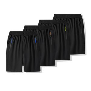 Calça de ginástica Men calças esportes algodão de 5 polegadas de 5 polegadas seco rápido com treinamento de revestimento com curta 2 em 1 mens 240410