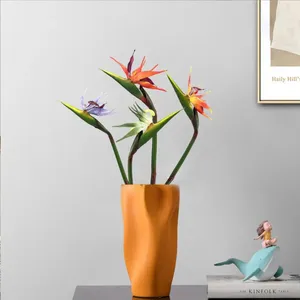 Dekoratif Çiçekler Yapay Çiçek Hayata Gibi Cennet Kuşu Ev Dekorasyonu için Gerçekçi soluksuz ve düşük bakım DIY