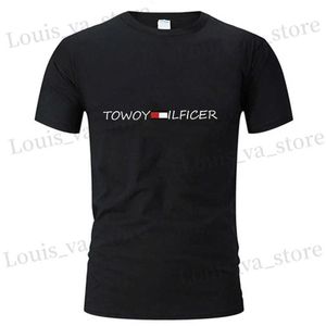 Camisetas masculinas masculas paris t-shirt slvet top top solto camiseta casual esportes de pesca de verão t240419