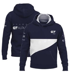 Primavera/Autumn Scuderia Alpha Tauri Team masculino e feminino Sports Sports Capuz Motorsports Extreme Fans Jumper6944092