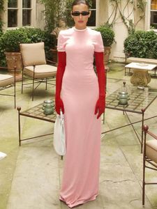 Casual Dresses Fashion Style In Internet Celebrity Cross-Border Socialite Elegant Sexy 170 Tall Slim Fit Hip Short Sleeve Dress