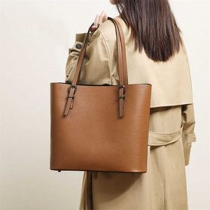 Womens Leather Bag Single Shoulder Fashion Tote Minority Design Commuter Leather