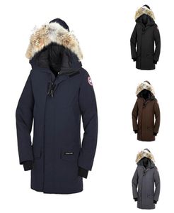 DHL gratis frakt 2019 Men Goose Langford Parka Coat Outdoor Warm and Windproect Down Jacket Huvjacka Winter Coat/Parka Sale6719570