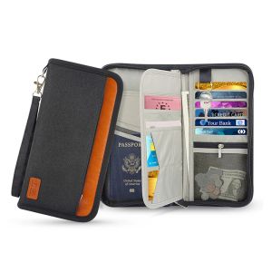 Holders Travel Wallet Family Passport Holder ID Card Case Document Bag Organizer Travel Accessories Multifunction Purse Cardholder