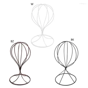 Mücevher Torbaları Metal Şapka Ekranı Stand Moda Depolama Rafı İçi Buzlu Balon Şeklinde Masa Tutucu veya Beyzbol Dropship