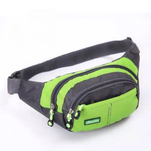 Väskor Vattentät midja påsar Telefonpåsar Belt Pack Män Kvinnor Fouch Outdoor Sports Påsar Multifunktionell cykling Running Gym Bags Pack