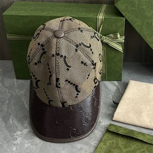 Moda 2024 Beyzbol Kapakları Tasarımcı Satış Erkekler Şapka Lüks İşlemeli Şapka Ayarlanabilir Şapkalar Geri Mektup Nefes Alabilir Örgü Top Kapağı Kadınlar N-4