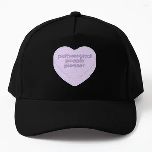 Ball Caps Pathological People Pleaser Candy Heart Baseball Cap Luxury Hat Beach Bag Women's Hats 2024 Men's