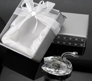 Favores de casamento exclusivos K9 Crystal Swan Bom para presente de casamento e chuveiro de noiva Favoriza chá de bebê para presentes de hóspedes S20173813550722