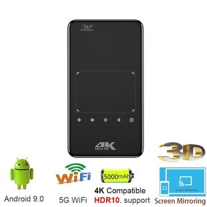 Smartldea S90 Mini portatile Pico Smart Android WiFi Schermoless Laser LED DLP Proiettore 4K 3D 1080p per smartphone per telefoni cellulari