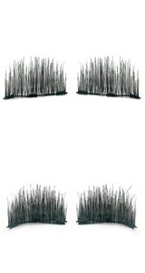 3 Magnet 2Pairs 3D Magnety Eyelashes Magnet Magnet Wimpern falsche Wimpern Augen Wimpern Make -up Kit Geschenk9232528