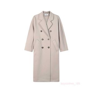 Women's Coat Cashmere Coat Designer Fashion Coat Max Maras Womens Polyester Cotton Long Coat