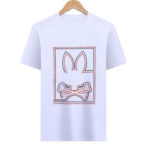 Psyco Bunny Herren T-Shirts Psychologische Kaninchenmänner Drucken T-Shirt komfortable Paar atmungsaktiv und lässig Baumwoll-T-Shirt M-3xl P5M1