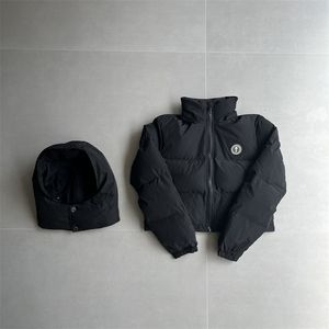 여자 재킷 Vazn Winter Cotton Cloth Sport 바람 편지 간단한 짧은 스타일 캐주얼 한 젊은 후드가있는 풀 슬리브 여성 자연 아웃복 230105