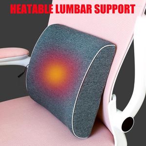 Pillow Memory Foam Orthopedic Coccyx Office Chair Usb Heating Support Waist Back Car Seat Hip Massage