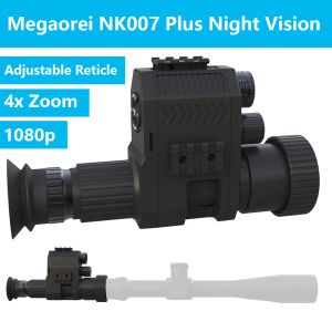 Telescopes Megaorei NK007 Plus Hunting Camera Military Infrared Rifle Scope Nightical HD Digital Telescope Outdoor Tactics