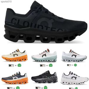 2024 På molnskor OnClouds CloudMonster Running Shoes Men Women Cloud Monster Fawn Turmeric Iron Hay Cream Dune 2024 Trainer Sneaker Storlek 36-45