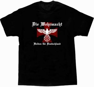 Mäns T-shirts German Eagle Cross Medal Defense Force T-shirt 100% Cotton O-Neck Summer Short Sleeve Casual Mens T-shirt Size S-3XL J240419