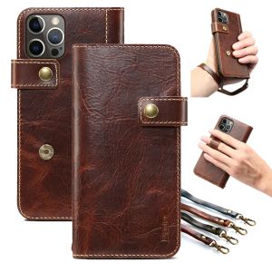 Wallets Genuine Leather Wallet Coque for Iphone 14 Pro Max 5g Case Real Leather Skin Book Shell Iphone 13 Pro Case Iphone13 Mini