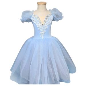 MENINAS SKIRT SKIRT DE PERFORMA DO SWAN SWAN TUTU SAIR SAIR CRIANÇAS CHANS SWAN FASHES 240411