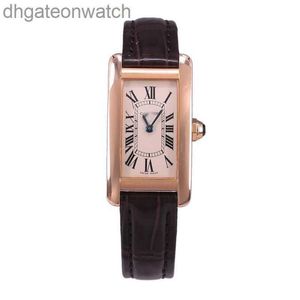 Relógios elegantes de designer Carter para homens mulheres de alta qualidade série de tanques 18k Quartz de ouro rosa assistir Womens Business Designer Wrist Watch for Men