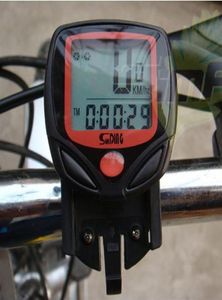 Timery rowerowe Cykling Cykling Speedometr Wodoodporny LCD Cyfrowy przebiek Velometr Rowometr Akcesoria 260W1384764