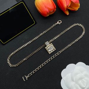 Designer Necklace Ch for Women Man Love Jewelry Stainless Steel Chain Pendant Necklace Designers Fashion Wedding Party Travel Holiday Swimm Jewelry CRD2404191-6