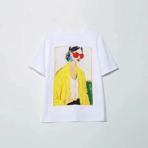 Kadınlar için Trafo Zr T-Shirts Y2K Nakış o Boyun Harajuku Vintage Kısa Kollu Tee T Shirt Kadınlar için Dikiş Üstleri Bluz Buz 240408