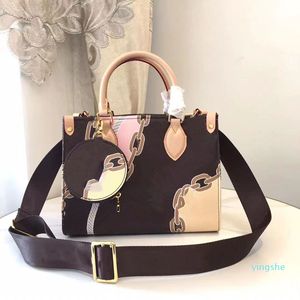 2024 Women Bolsa Bolsa Crossbody Bolsa Bolsa de couro Moda