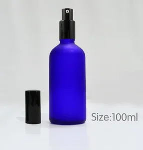 Storage Bottles In Stock High Quality 100ml Matte Glass Bottle Wholesale 4 Color High-grade Emulsion 200pcs/lot Jar