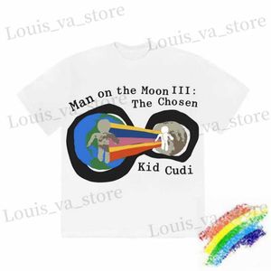 Camisetas masculinas impressão espumante cpfm x Kid Cudi Man On the Moon III T Homens Mulheres 1 1 T-shirts Black Strtwear Black Strtwear de alta qualidade