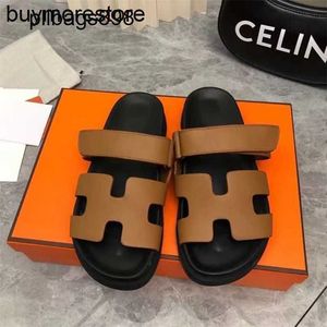 Italy Chypres Sandals Flat Genuine Leather Velcro Strap 7a Suede High Casual on the SummerONONM3D5