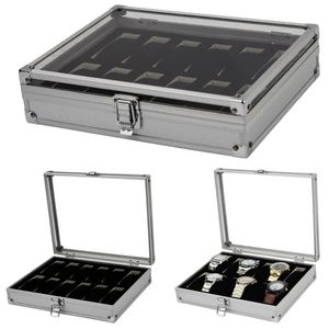 1224 GIRDS Luxury Premium Quality Watch Box Aluminium Alloy Produc Mönster Storage Clock Box Collection Presentförpackningar 240412