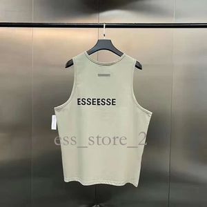 Ess Shirt Mens Tshirt Essentialshorts Tshirt Designer T Shirt Short Pant Essentialsweatshirts Letter Pure Womens Pullover Top Quality Sleeveless Tank Top 706