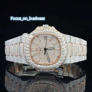 Высококачественные Iced Out vvs moissanite watch Alist Alifb Автоматическое движение