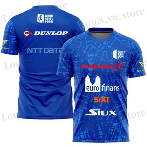 Herren-T-Shirts 2024 Herren-Padel-T-Shirt Schnelltrocknen atmungsaktives Tennis-Training Kleidungsstück Fashion Padel Fans T-Shirt Casual Lose Sportswear T240419